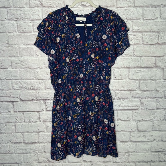 Caballero Floral Navy Mini Dress - Picture 8 of 16